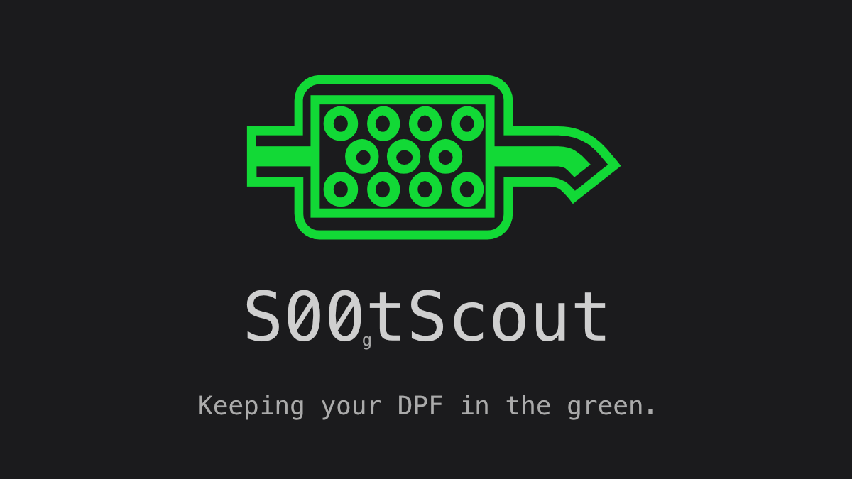 SootScout. Keeping your DPF in the green.